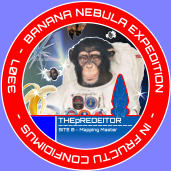 ELITE DANGEROUS _______________ 3307  -  BANANA NEBULA EXPEDITION      -  IN FRUCTU CONFIDIMUS  -   THEpREDEITOR SITE B - Mapping Master